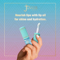 Thumbnail for Juvia's Place Magic Lip Oil - Blue Berries - Smooth, Hydrating w/Vitamin E for Soft, Glossy, Juicy Lips - Infused with Fruit Extracts - Tinted, Shimmering, Lightweight & Non-sticky Lip Oil for Summer