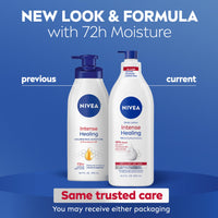 Thumbnail for NIVEA Intense Healing Body Lotion for Very Dry, Itchy Skin with Glycerin, Provitamin B5 and Niacinamide, 72-Hour Body Moisturizer, 16.9 Fl Oz Pump Bottle