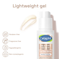 Thumbnail for Cetaphil Healthy Renew Hydrating Eye Gel Serum 0.5 Oz, 24Hr Under Eye Cream for Anti Aging, Reduces the Appearance of Dark Circles and Wrinkles, Retinol Alternative Peptide Serum, For Sensitive Skin