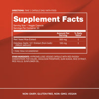 Thumbnail for Blueprint Bryan Johnson Red Yeast Rice and Odor Free Garlic Supplement - Herbal Dietary Supplement for Women and Men - Vegan - (30 Servings)