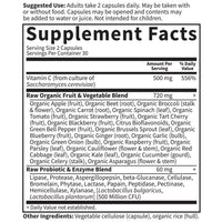 Thumbnail for Garden of Life Vitamin Code Raw Vitamin C - 60 Capsules, 500mg Whole Food Vitamin C Capsules + Fruit & Veggie Blend & Probiotics, Supplements for Adults, Vegan, Gluten Free