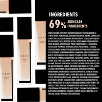 Thumbnail for KAHI Single Veil Cream | Hangyob Foundation | Korean Tinted Moisturizer | Hydrating Perfect Cover BB | Korean Skincare Makeup | Collagen Concealer Sun Cream Foundation 1.01 fl oz