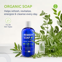 Thumbnail for Truremedy Naturals 12 oz Tea Tree Oil Body Wash - Invigorating Tea Tree Soap with Peppermint, Aloe, Eucalyptus, Coconut and Olive Oil - Refreshing Body Wash for Men and Women - Shower Gel Cleanser