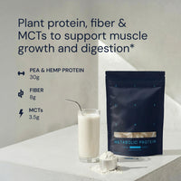 Thumbnail for Blueprint Bryan Johnson Vegan Protein Meal Replacement – Plant Based Hemp Protein with 27g Protein Per Serving – Low Calorie, Flavored Protein for Women & Men – Dairy Free – 15 Servings - Vanilla