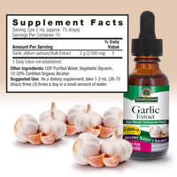 Thumbnail for Nature's Answer Garlic Bulb with Organic Alcohol, 1-Fluid Ounce