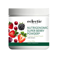 Thumbnail for Eclectic Herb - Nutrigenomc Superberry Superfood Berry Supplement Powder | Nutritional Support | Antioxidant + Immune Support | Natural, Vegan, Non-GMO, Gluten Free (3.2 oz | 90 g)