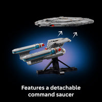 Thumbnail for LEGO Icons Star Trek: U.S.S. Enterprise NCC-1701-D Collectible Building Sets for Adults - Room or Office Decor for Men & Women, Ages 18+ - Star Trek Gifts for Fans - 10356
