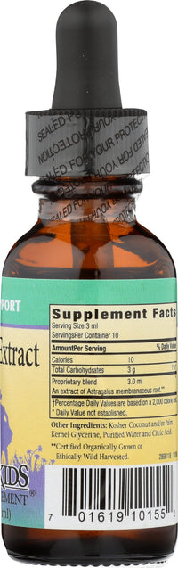Thumbnail for Herbs For Kids, Astragalus Extract Organic, 1 Fl Oz