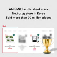 Thumbnail for Abib Mild acidic pH sheet mask Heartleaf Fit 30ml (10pcs)