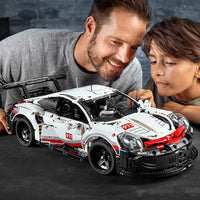 Thumbnail for LEGO Technic Porsche 911 RSR Race Car Model Building Kit 42096, Advanced Replica, Exclusive Collectible Set, Gift for Kids, Boys & Girls