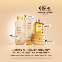 Thumbnail for Gisou Honey Infused Hair Oil - Hydrating & Frizz Control Treatment with Mirsalehi Honey, Adds Shine & Heat Protectant for All Hair Types, 1.7 Fl Oz
