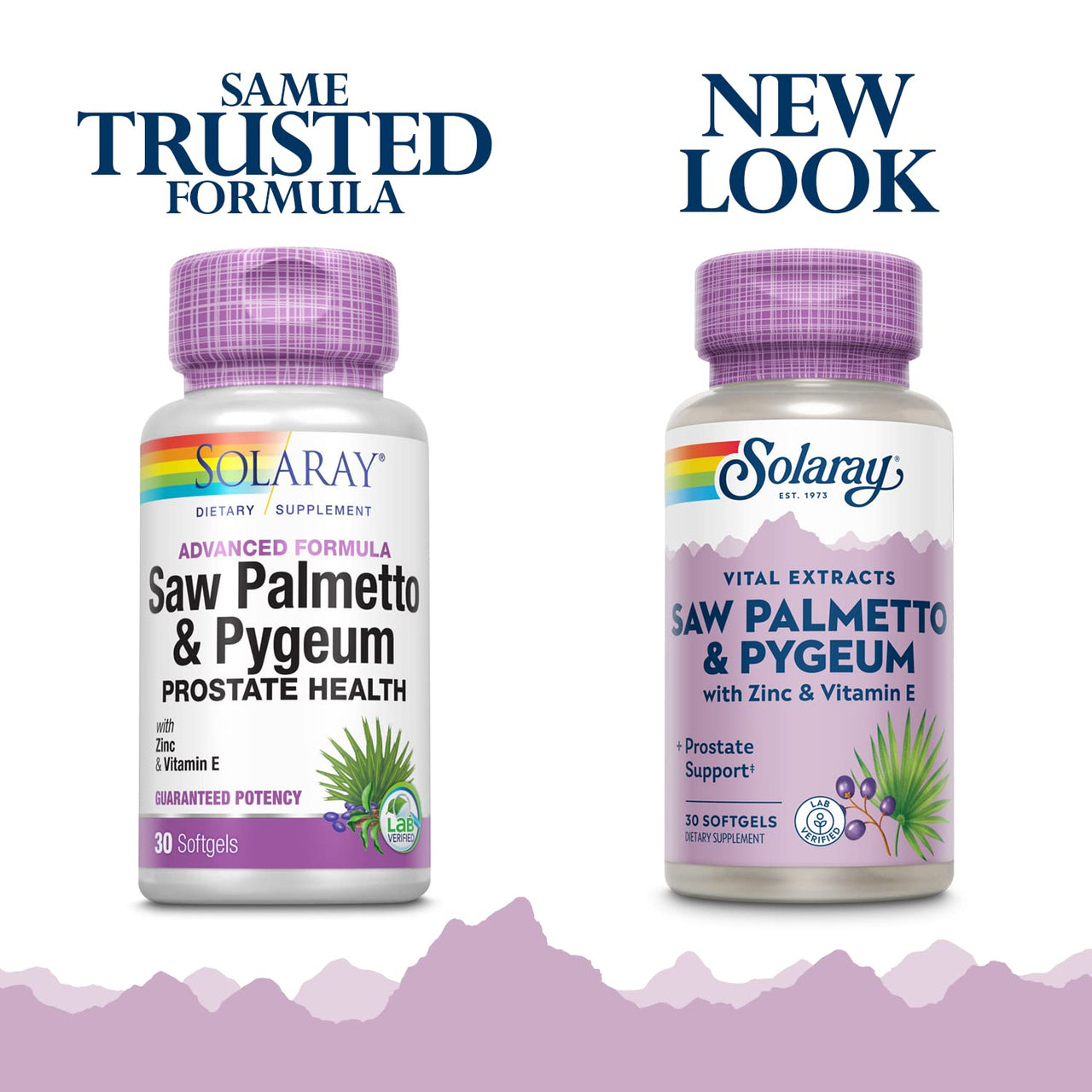 SOLARAY Saw Palmetto and Pygeum - Saw Palmetto for Men w/Pygeum Bark, Zinc, Vitamin E, Pumpkin Seed Oil - Prostate Supplements for Men w/Beta Sitosterol - 60-Day Guarantee - 30 Servings, 30 Softgels