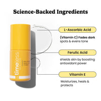 Thumbnail for Timeless Skin Care Vitamin C Serum with Vitamin E & Ferulic Acid - Brightening Serum - for Oily & Dry Skin - Fragrance-Free 1 oz (Pack of 2)