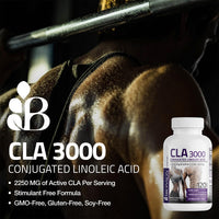 Thumbnail for Bronson CLA 3000 Extra High Potency Supports Healthy Weight Management Lean Muscle Mass Non-Stimulating Conjugated Linoleic Acid 300 Softgels