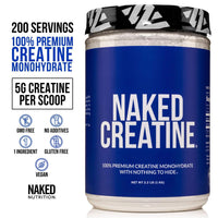 Thumbnail for NAKED Vanilla Pea Protein Isolate 1LB Pure Micronized Creatine Monohydrate 1,000g (200 Servings) – Vegan; Bulk; Non-GMO; Gluten Free; Soy Free