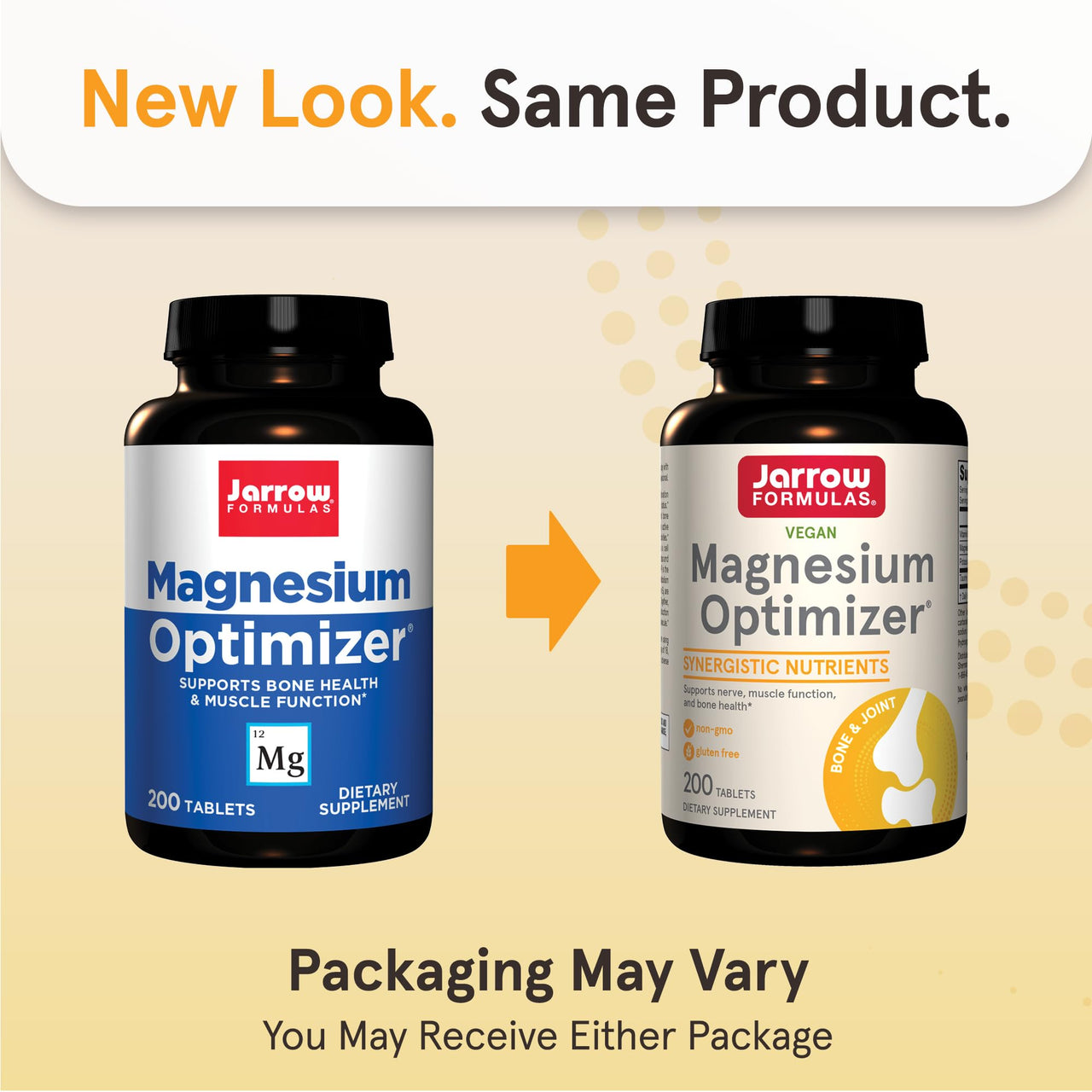 Jarrow Formulas Magnesium Optimizer - 200 Tablets - Supports Bone Health & Muscle Function - Exercise & Endurance Benefits - Includes Taurine, P5P & Vitamin B6 - 100 Servings
