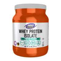 Thumbnail for NOW Foods Sports Nutrition, Whey Protein Isolate, 25 g With BCAAs, Unflavored Powder, 1.2-Pound