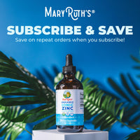 Thumbnail for MaryRuth's Organic Liquid Zinc Supplement for Kids & Adults | Immune Support | Skin Health | Antioxidant | Cellular Metabolism | Zinc Sulfate | Vegan | Non-GMO | Sugar Free | Gluten Free | 4 oz