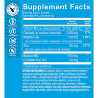 Thumbnail for The Vitamin Shoppe Calcium, Magnesium, & Zinc with Vitamin D - Supports Healthy Bones & Teeth (100 Tablets)