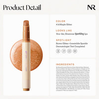 Thumbnail for Nature Republic HONEY MELTING LIP GLITTER (14 MAPLE) SOFT LIP STICK Hydrating Gloss, Moisturizing balms, Shine Glimmer Finish, Shimmery-Sheer tint, korean make up