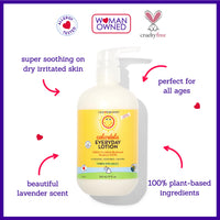 Thumbnail for California Baby Calendula Lotion | 100% Plant-Based Moisturizer | Lavender Baby Lotion | Face Moisturizer For Dry Skin | Hypoallergenic | 19 oz.