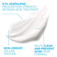 Thumbnail for La Roche-Posay Effaclar Adapalene Gel 0.1% Acne Treatment, Retinoid Cream, Acne Medication Gel for Blackheads & Whiteheads, Oil Free, Helps Clear and Prevent Blemishes & Clogged Pores