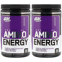Thumbnail for Optimum Nutrition, (2 Pack Essential Amin.O. Energy, Concord Grape, 9.5 oz (270 g)