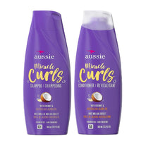 Thumbnail for Aussie Miracle Curls Shampoo and Conditioner Set with coconut & australian jojoba oil-12.1 fl oz each