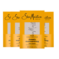 Thumbnail for SheaMoisture Bar Soap Raw Shea Butter 4 count Moisturize and Restore Dry Skin Deeply Moisturizing bar soap with 24h shea moisture nutrients for Healthy, Glowing Skin 8 oz