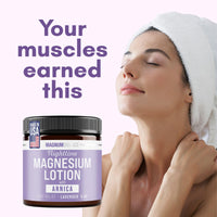 Thumbnail for Magnum Solace Nighttime Magnesium Lotion with Arnica – Soothing Relief & Relaxation, Highly Concentrated Magnesium for Muscles & Joints – Apply to Legs or Feet Before Bed – Skin-Friendly