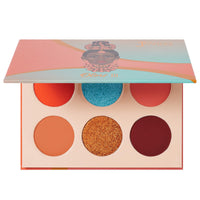 Thumbnail for Juvia's Place Olori III Eyeshadow Palette, 6 Shades of Coral, Browns and Bronzes with a Pop of Rich Blue, Matte and Shimmers