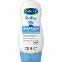 Thumbnail for Cetaphil Baby Shampoo and Body Wash with Organic Calendula, Tear Free, Hypoallergenic, Ideal for Everyday Use, Dermatologist Tested, 7.8oz