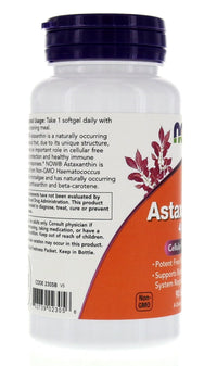 Thumbnail for NOW Foods Astaxanthin 4mg 90 Softgels (Cellular Protection) (Pack of 2)