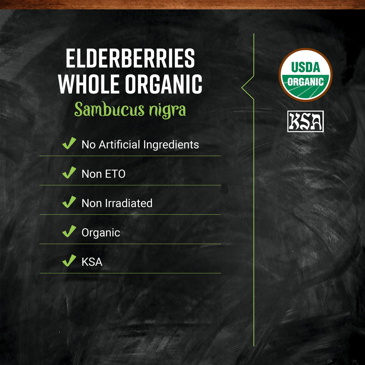 Frontier Co-op Organic Dried Elderberries, European Whole - Non-GMO Elderberry Berries Dried - For Tea, Immune Support - Kosher | 16 Ounce (Pack of 2)