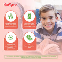 Thumbnail for Kids Vitamins by MaryRuth's | USDA Organic | Multivitamin Gummies + Postbiotics for Ages 4+ | Multivitamin for Kids with Lactobacillus Rhamnosus | Children’s Vitamins | Vegan | Non-GMO | 60 Count