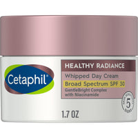 Thumbnail for Cetaphil Face Day Cream, Healthy Radiance Whipped Day Cream w/SPF 30, Visibly Reduces Look of Dark Spots, Brightening Lotion, Designed for Sensitive Skin, Hypoallergenic, Fragrance Free, 1.7oz