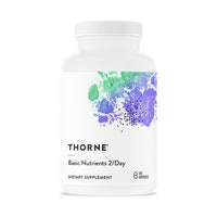 Thumbnail for THORNE - Basic Nutrients 2/Day - Comprehensive Daily Multi-Vitamin with Optimal Bioavailability - Vitamin & Mineral Formula - Third-Party Certified - Gluten, Dairy & Soy-Free - 120 Capsules