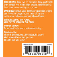 Thumbnail for The Vitamin Shoppe Activated Charcoal 520MG for Digestive Health (100 Capsules)