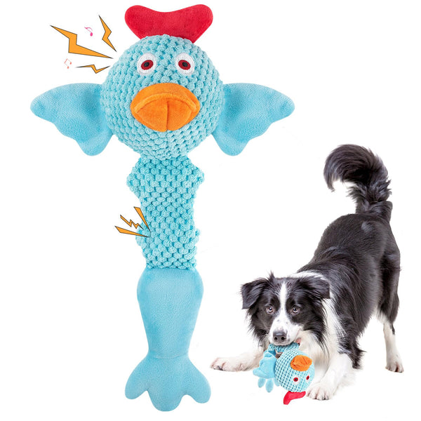 Fuufome Squeaky Dog Toys for Medium and Small Dogs-Interactive Tug of War Toy for Puppy Teething,Great Plush Dog Toy for Dogs to Keep Them Busy