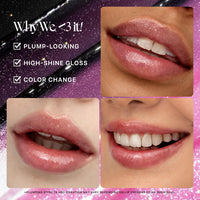 Thumbnail for Nature Republic HONEY MELTING LIP GLITTER & PLUMPING (16 MIDNIGHT SPARKLE) SOFT LIP STICK Moisturizing Gloss, Volumizing formula, Color changing Sheer tint, Shine Glimmer Finish