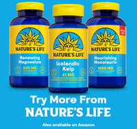 Thumbnail for Nature's Life Icelandic Kelp 41 mg - Sea Kelp Iodine Supplement from Icelandic Seawater - Thyroid Support for Women and Men with 225mcg Natural Iodine - 60-Day Guarantee, 250 Servings, 250 Tablets