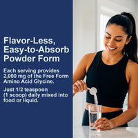 Thumbnail for Carlson Glycine Powder 2000 mg, Amino Acid Supplement for Energy and Muscle Support, 3.53 oz (100 g)