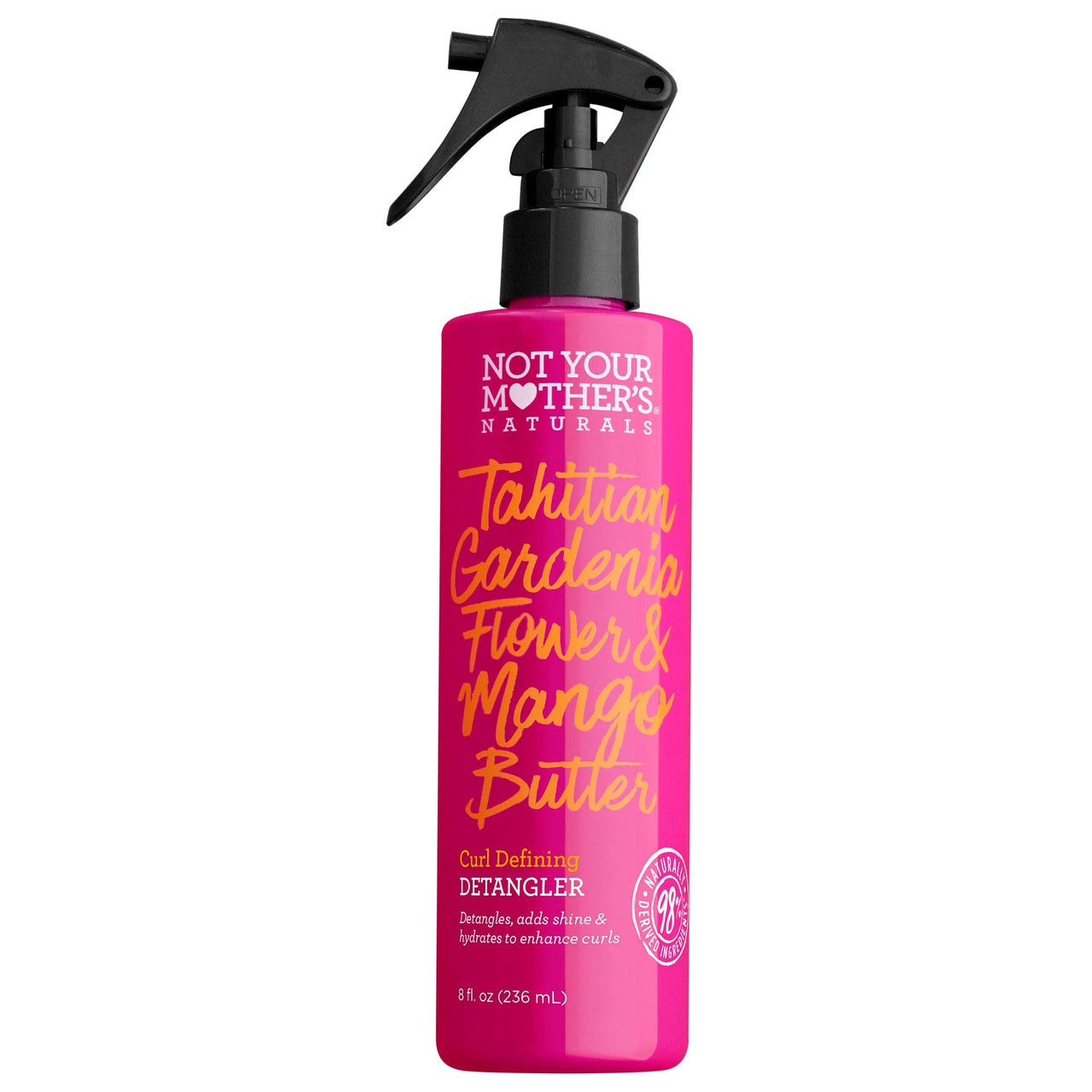 Not Your Mothers Detangler Tahitian Garden Flower & Mango, 8 Fl Oz
