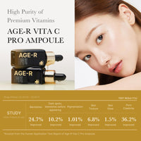 Thumbnail for Medicube Age-R Vita C Pro Ampoule -Vitamin C Serum for Pigmentation, Uneven Skin Tone, and Hydration - Boost Absorption and Radiance by up to 780% with Age-R Booster Pro