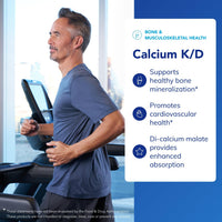 Thumbnail for Pure Encapsulations Calcium K/D | Supplement for Bone Strength, Immune System, Colon, and Cardiovascular Health* | 180 Capsules