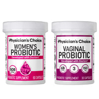 Thumbnail for Physician's CHOICE Feminine Power Duo Bundle - Vaginal Probiotic 30ct + Womens Probiotic 60ct