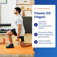 Thumbnail for Pure Encapsulations Vitamin D3 Vegan | Support for Musculoskeletal, Cardiovascular, Neurocognitive, Cellular, and Immune Health* | 120 Capsules