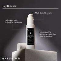 Thumbnail for Naturium Vitamin C Super Serum Plus, Smoothing Face Care, plus Retinol, Hyaluronic Acid, Niacinamide & Salicylic Acid, 1 oz
