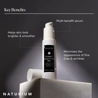 Thumbnail for Naturium Vitamin C Super Serum Plus, Smoothing Face Care, plus Retinol, Hyaluronic Acid, Niacinamide & Salicylic Acid, 1 oz