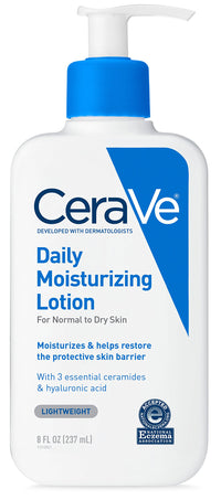 Thumbnail for CeraVe Daily Moisturizing Lotion | 8 Ounce | Face & Body Lotion for Dry Skin with Hyaluronic Acid | Fragrance Free